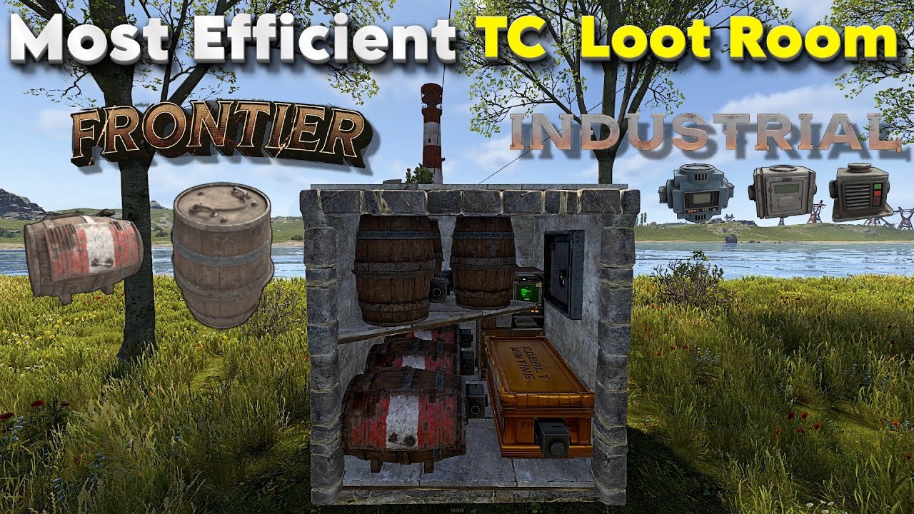 Самый эффективный TC LootRoom с использованием Industrial и DLC Pioneer