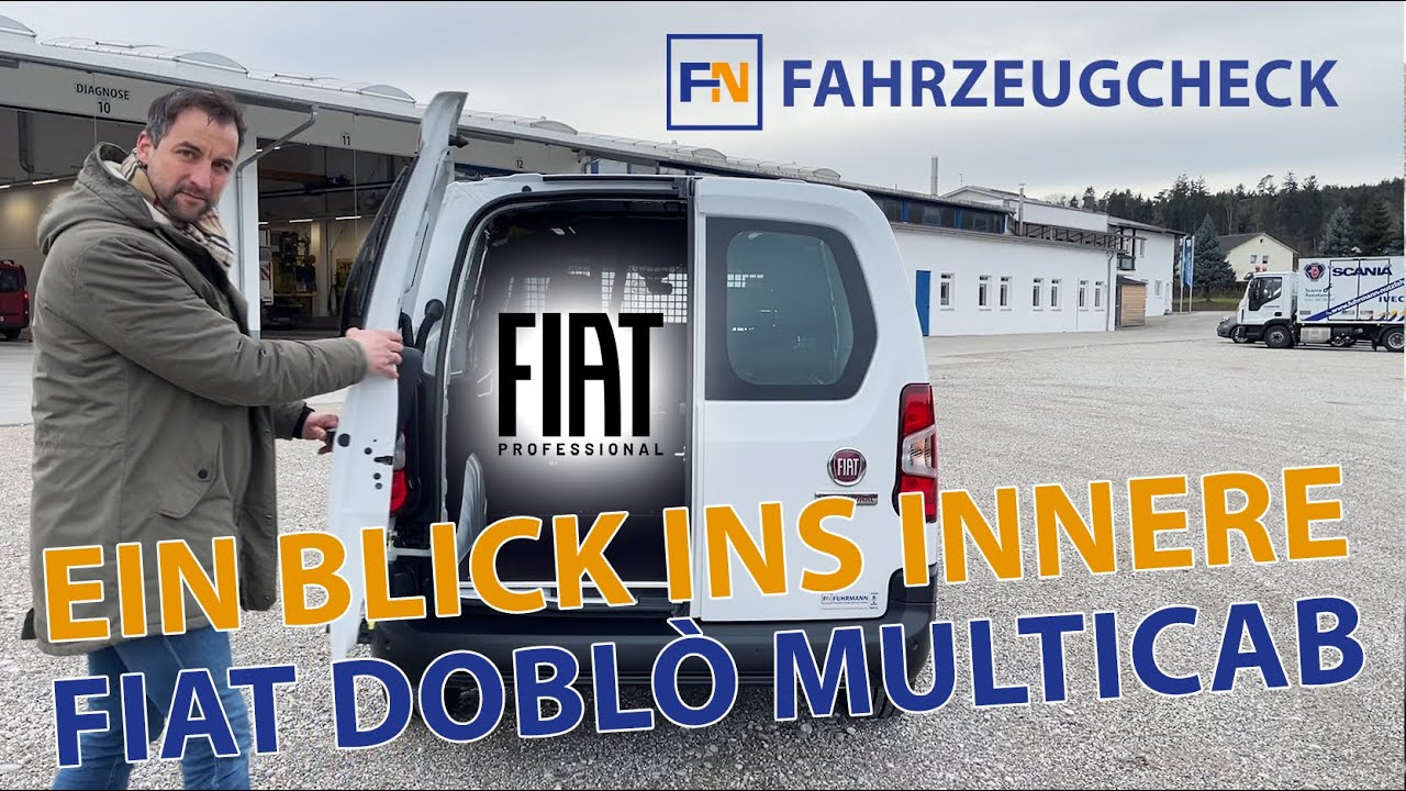 Ein Blick ins Innere: Fiat DOBLÒ MULTICAB - Das ultimativ vielseitige Fahrzeug!