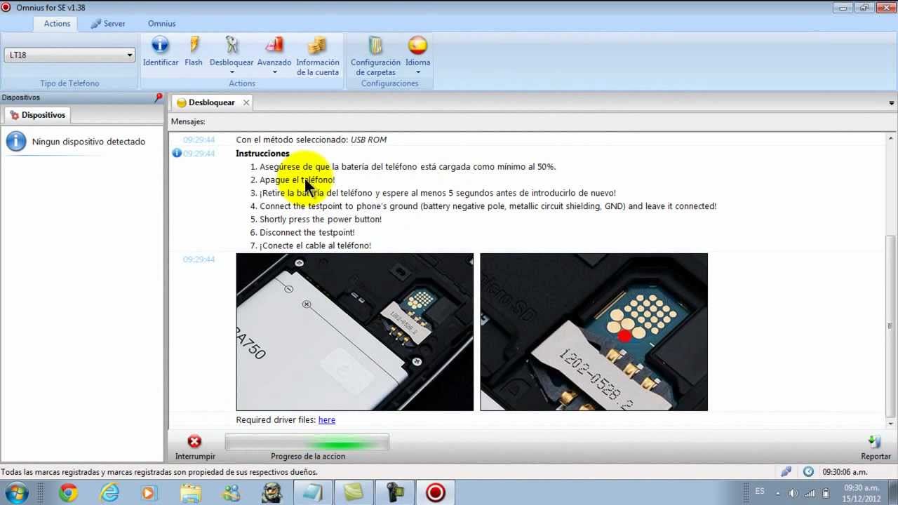 desbloqueo de celulares sony ericsson
