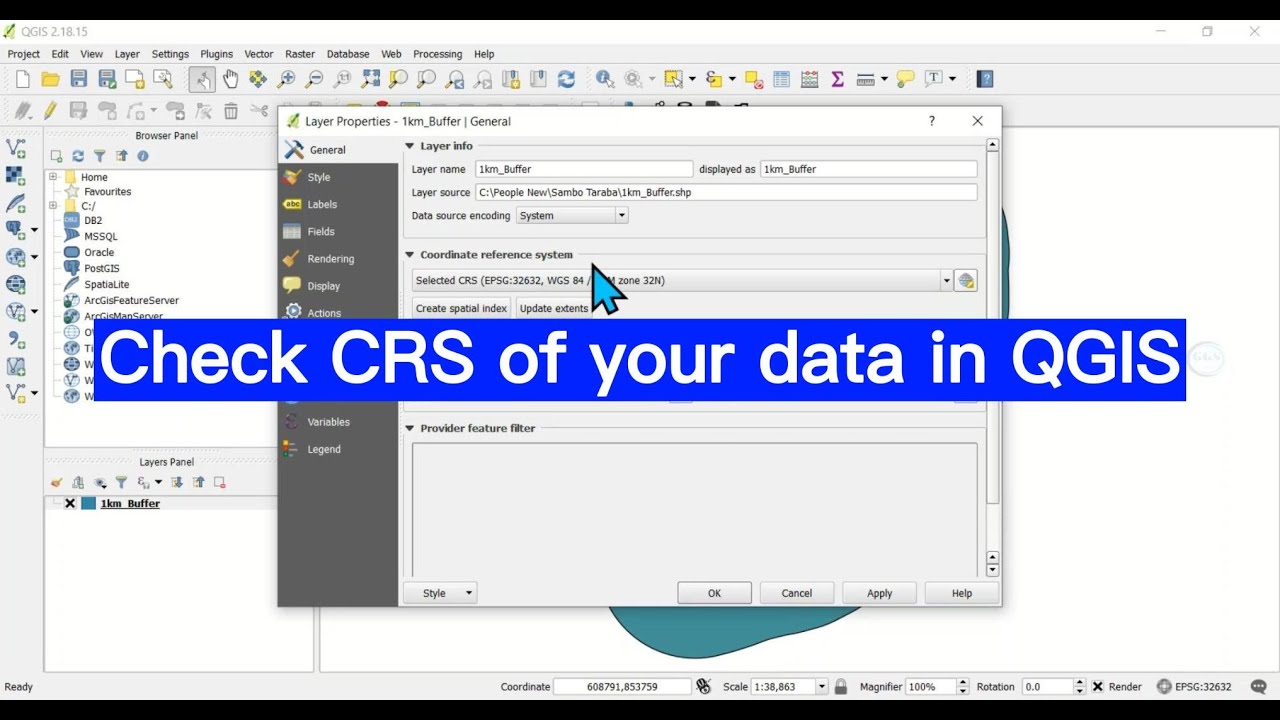 How to View CRS Information in QGIS: Beginner's Guide to Coordinate Reference Systems