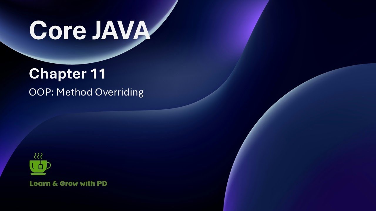 “Java for Beginners: Method Overriding | Runtime Polymorphism “