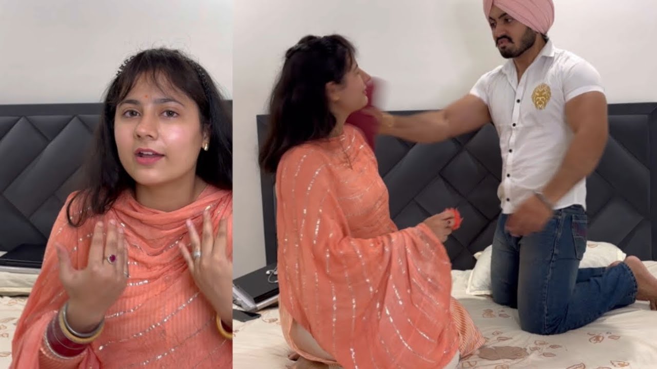 Hair cut 💇‍♀️ prank / prank on husband / mr mrs pawar / punjabi vlog