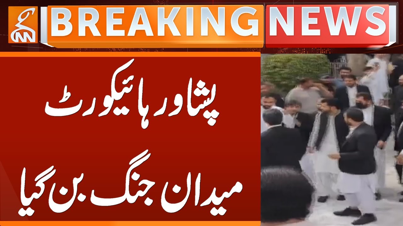 Huge Fight in Peshawar High Court | Breaking News | GNN