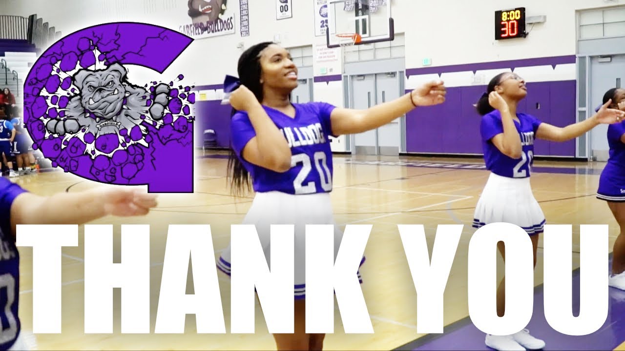 Thank you c/o 2020 Garfield Cheerleaders | Garfield High School | Seattle, WA