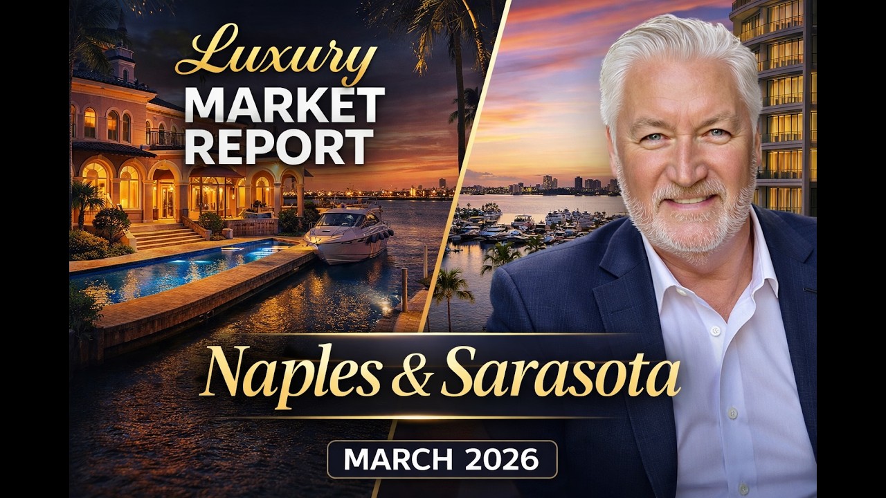 Luxury Market Shock: Naples Prices Drop 20% | Sarasota Surging 2026
