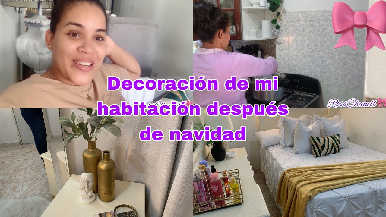 COMO MANTENER tu casa ORGANIZADA// así decore mi HABITACIÓN despues de NAVIDAD// #vidadiaria #cozy🎀