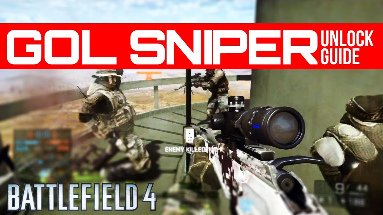 Легко разблокируйте GOL Magnum Sniper — Battlefield 4