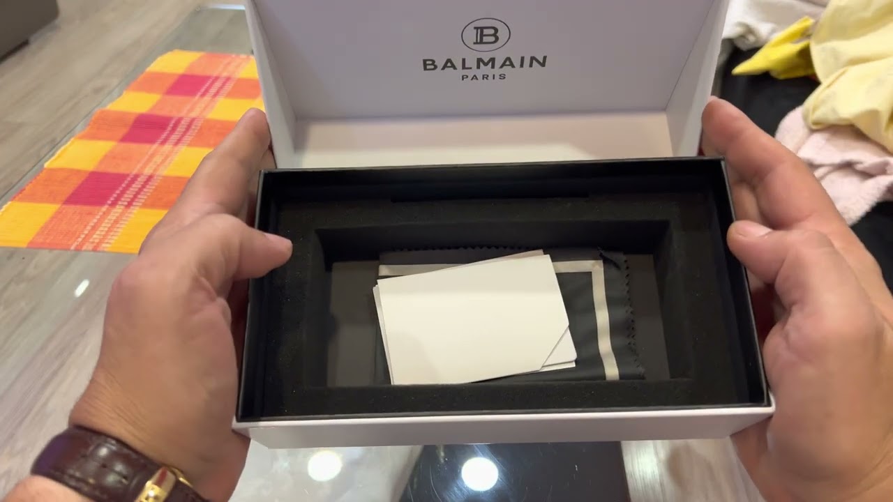 UNBOXING 830&euro; BALMAIN OFFICIER UNISEX SUNGLASSES