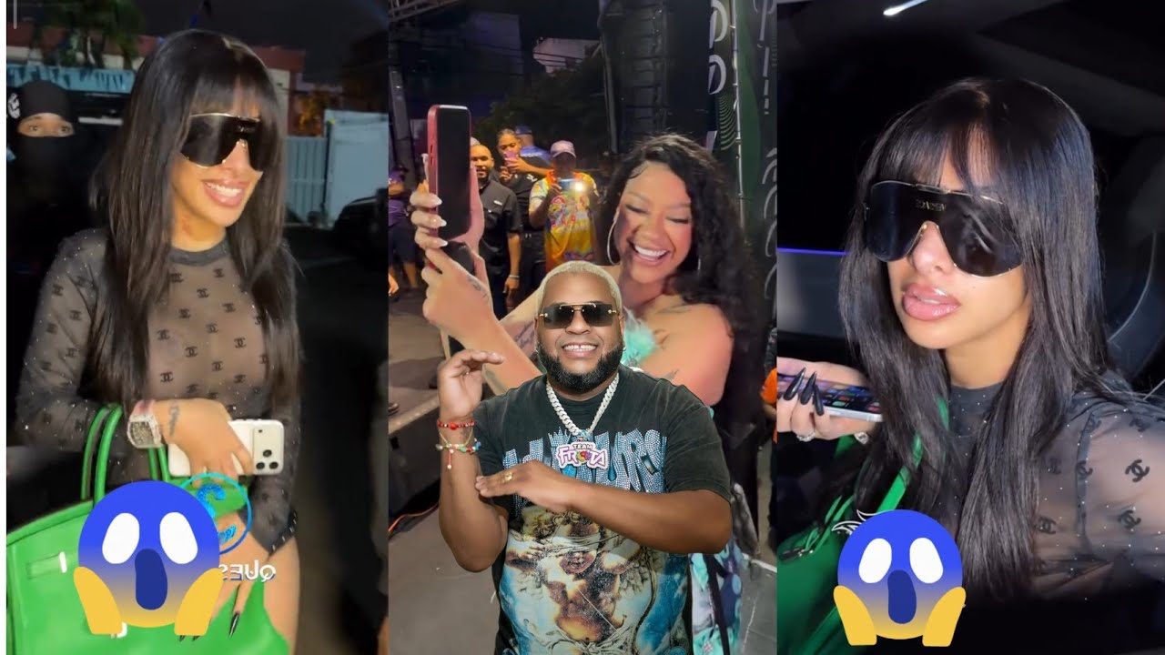 Yailin sorprende, la insuperable llama a la fruta en plena fiesta 