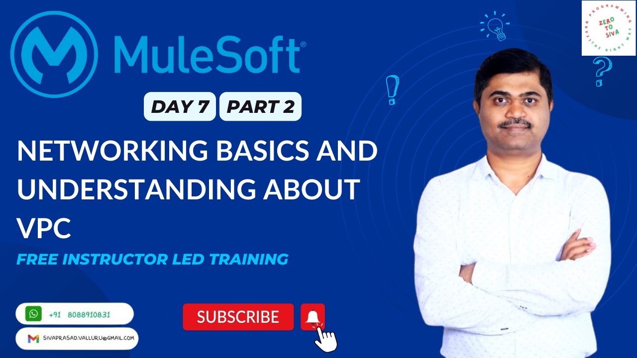 MULESOFT TRAINING DAY7- NETWORKING BASICS AND UNDERSTANDING ABOUT VPC