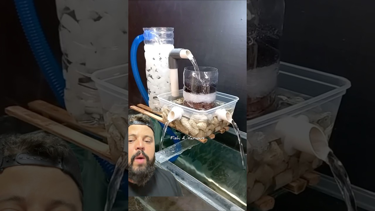 FILTRO CASEIRO PARA AQUÁRIO