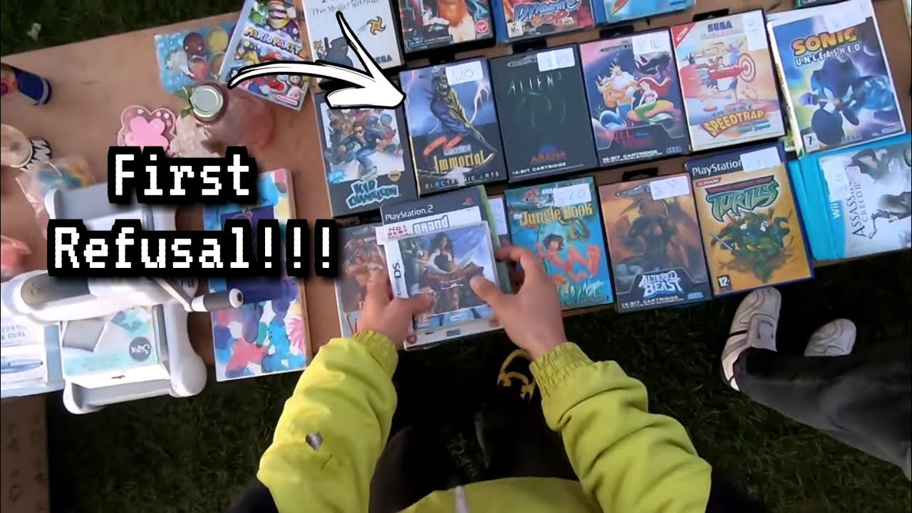 FIRST DIBS on Retro at the Car Boot Sale!