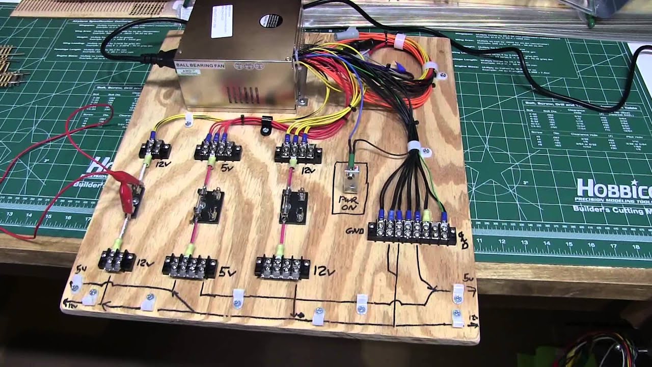 Model Railroad Layout Update Video 13- Computer Power Supply for Model Railroad