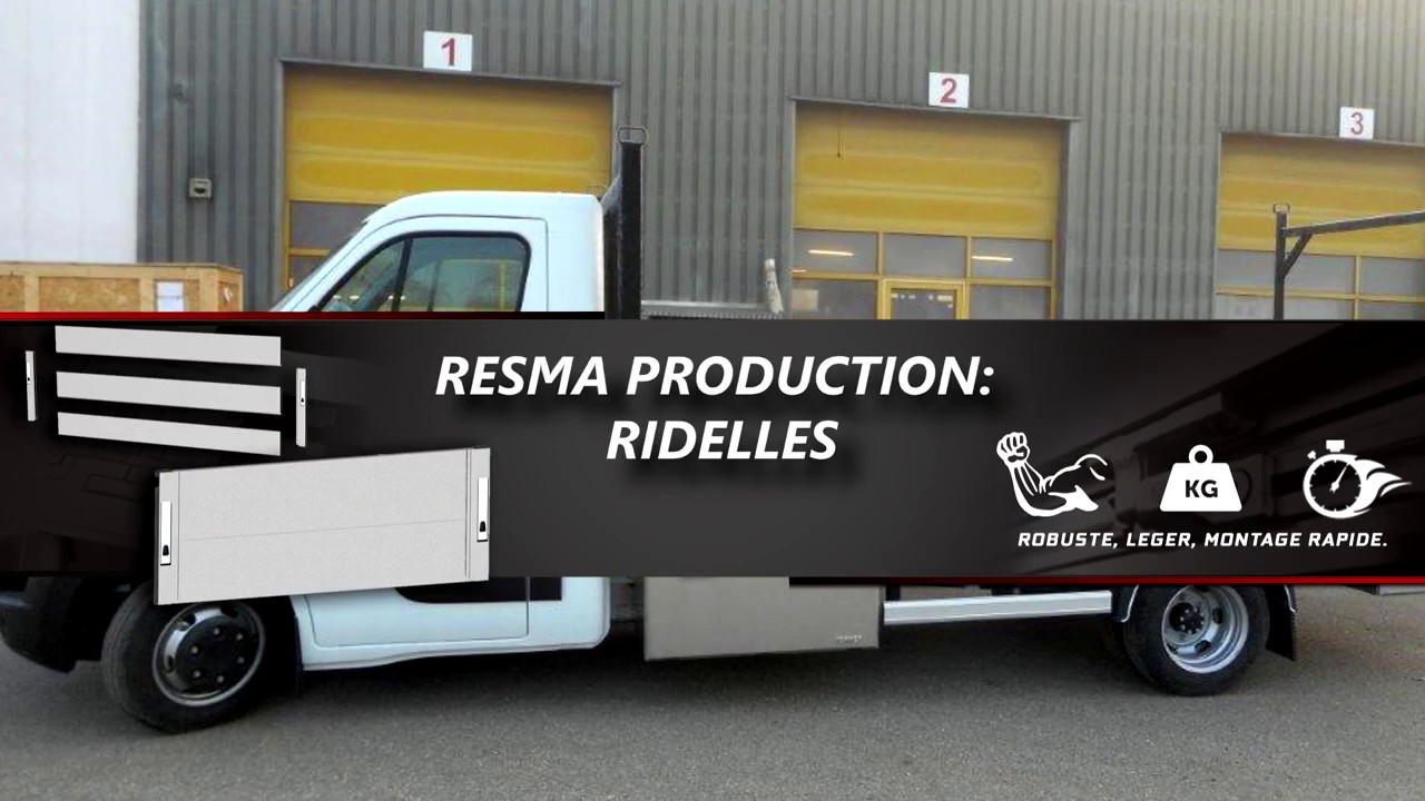 RESMA PRODUCTION: Assemblage de ridelles