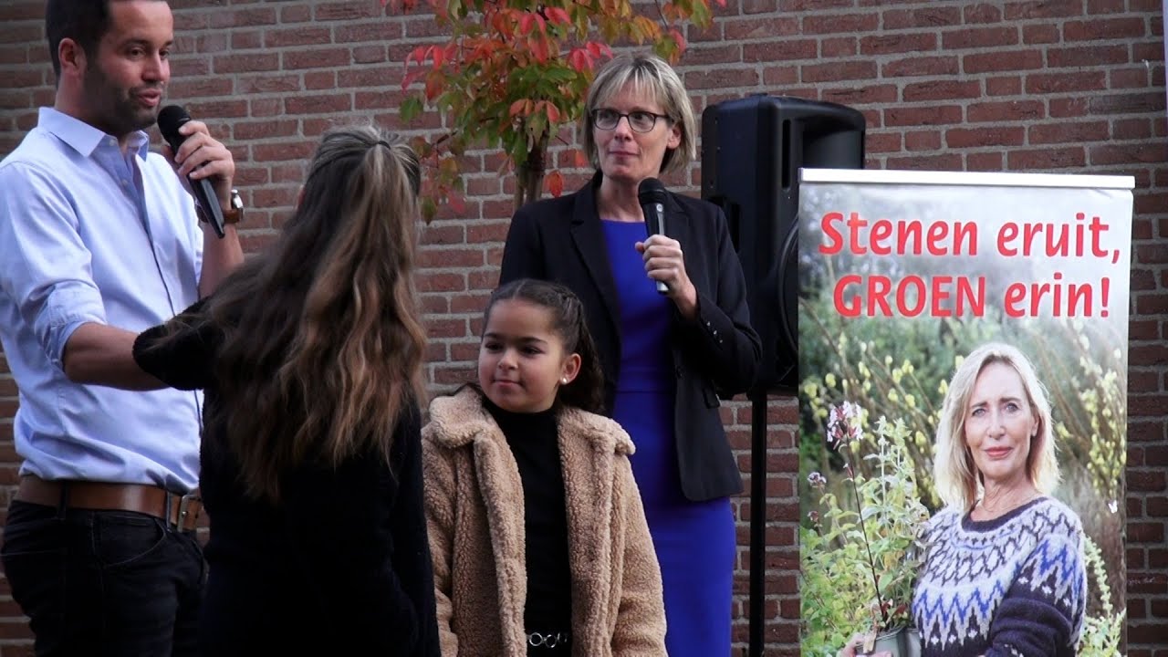 Wethouder Witjes opent groen schoolplein IKC Pius X