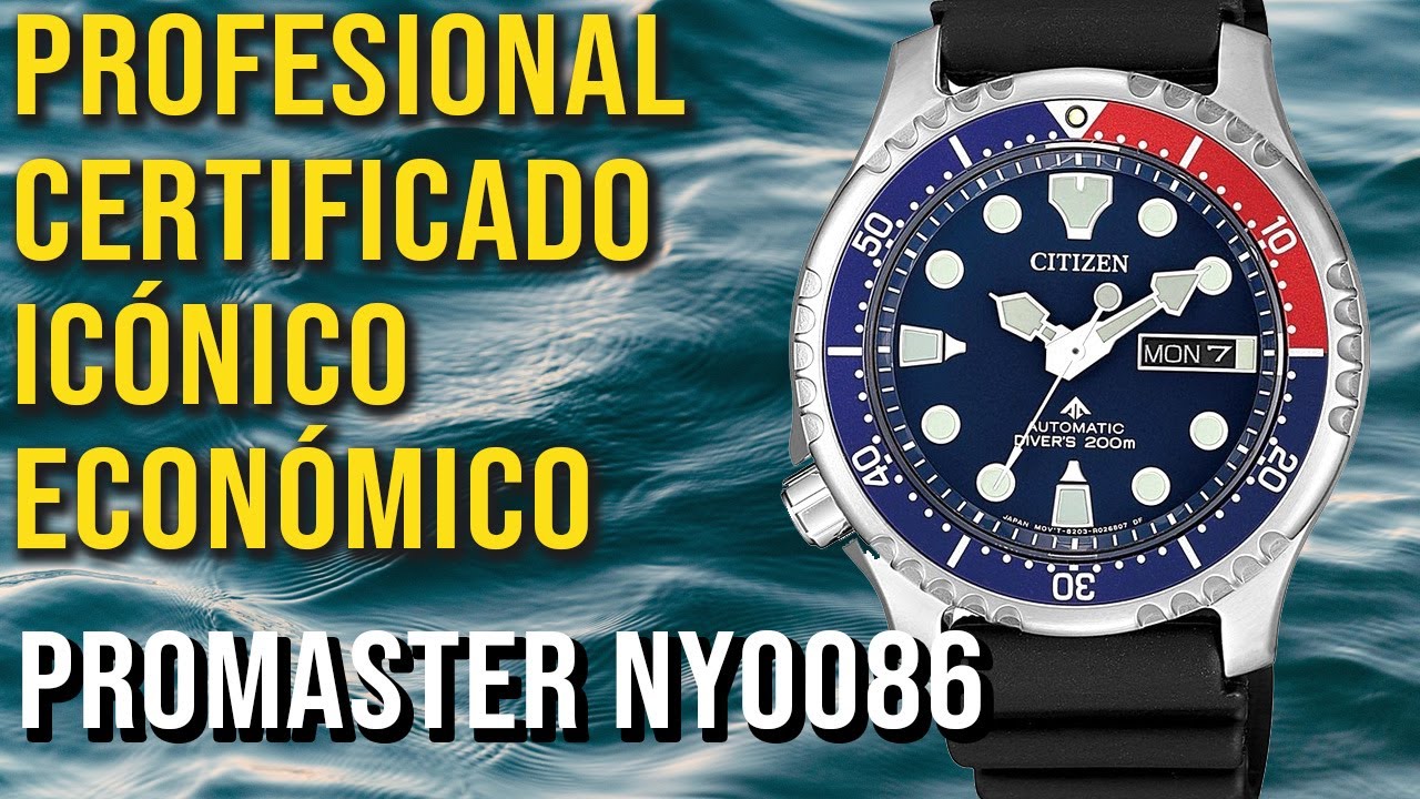 Citizen Promaster pepsi: Un gran buceador infravalorado. NY0086