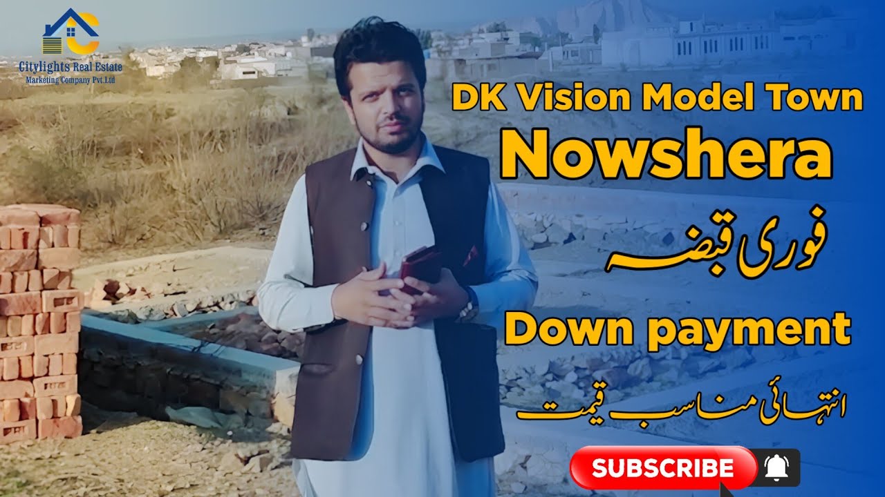 Dk Vision Model Town Nowsehra!! Dk Town nowsehra #installmentplots #nowsehra#overseasinvestment
