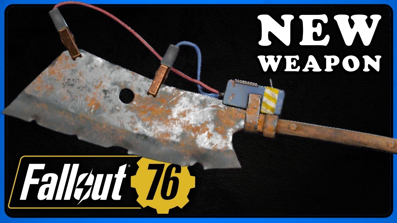 Fallout 76: Hog Splitter - Brand New Weapon from Meat Week, Don't Miss It.