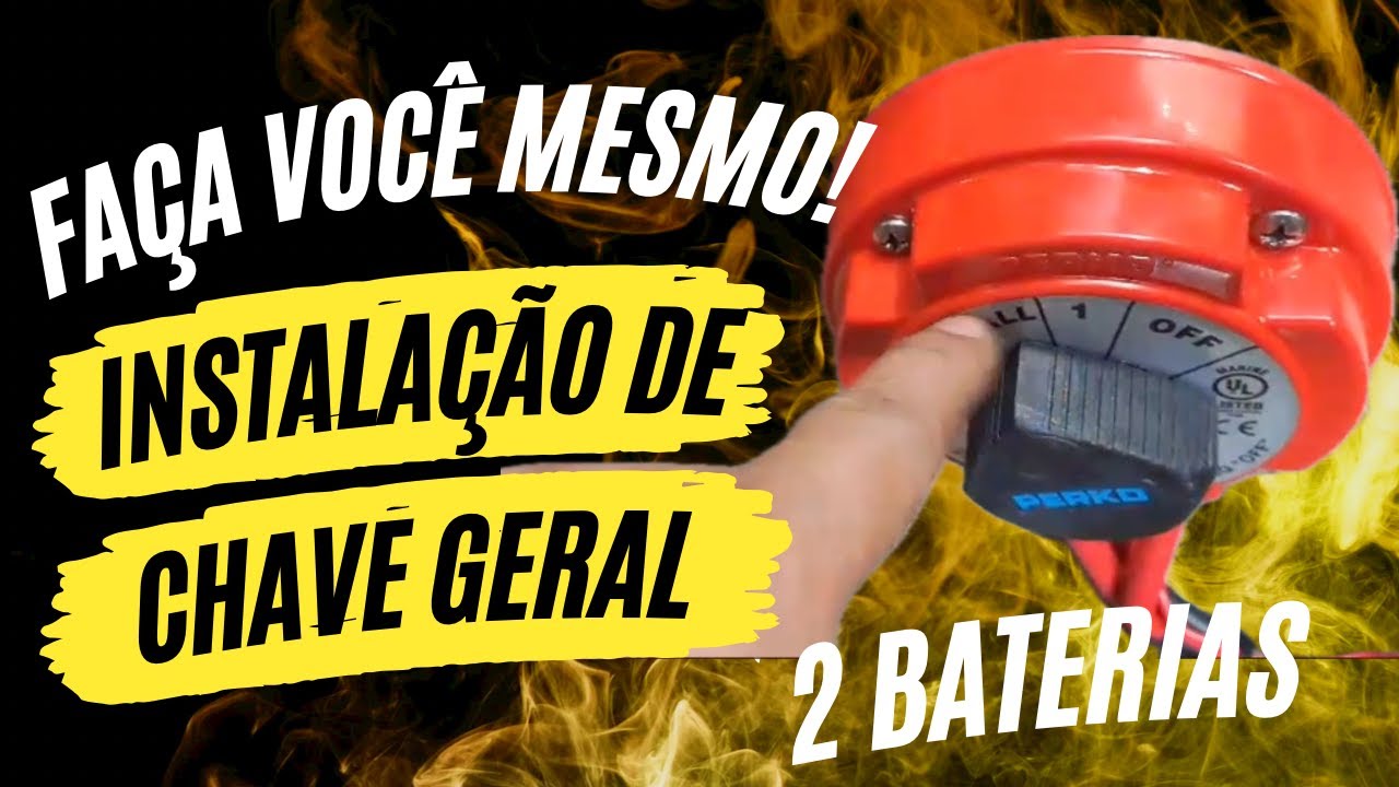 Como instalar chave geral em embarca&ccedil;&atilde;o para duas baterias. Fa&ccedil;a voc&ecirc; mesmo!
