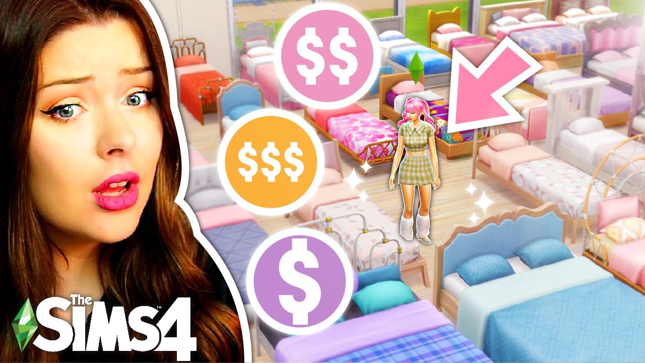 Building in The Sims 4 But My SIM Picks Her Own Items // Sims 4 Build Challenge