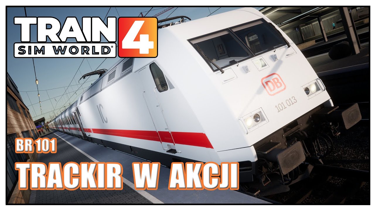 TrackIR w akcji | Lokomotywa BR 101 | Train Sim World 4 PL | PC Gameplay