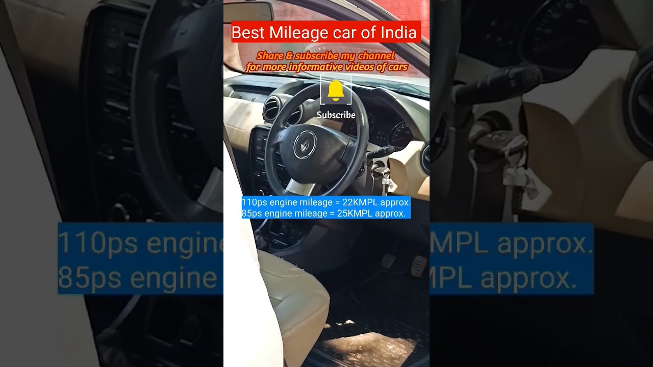 Renault duster || Best Mileage car of India || Best built quality car || best mileage with low price