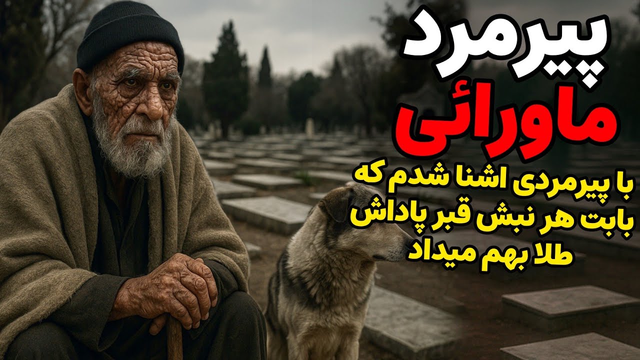 داستان ترسناک:پیرمرد ماورائی | باپیرمردی اشنا شدم که بابت هرنبش قبر پاداش طلا بهم میداد