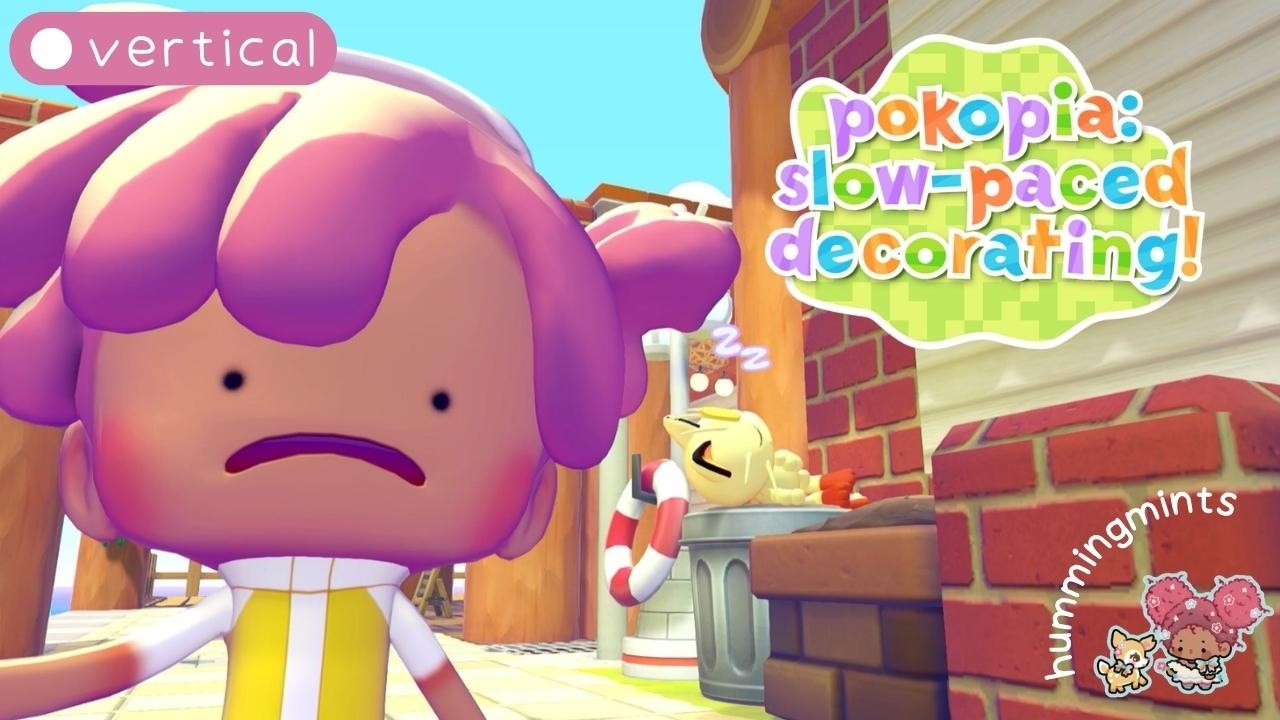 🌷💗 slow-paced cozy town decorating! (bleak beach)~ 💗#shorts #pokopia