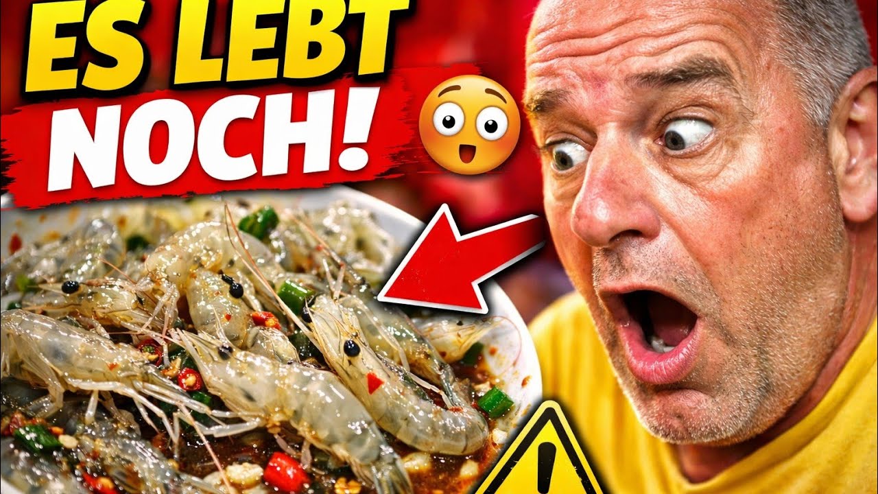 Sei ehrlich: Würdest du DAS essen? 86 jähriger isst ALLES! tanzende Garnelen, Wahlen & kaputte Autos