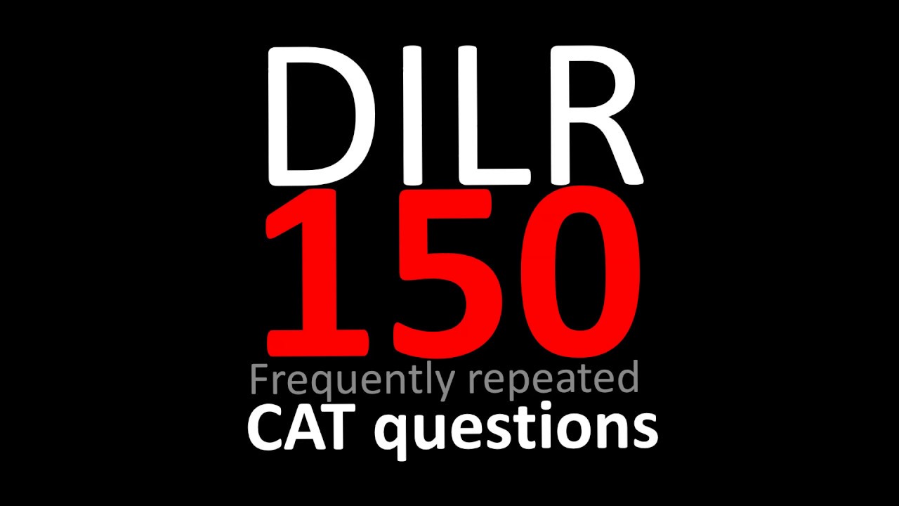 150 high frequency DI questions CAT 2018 with download link