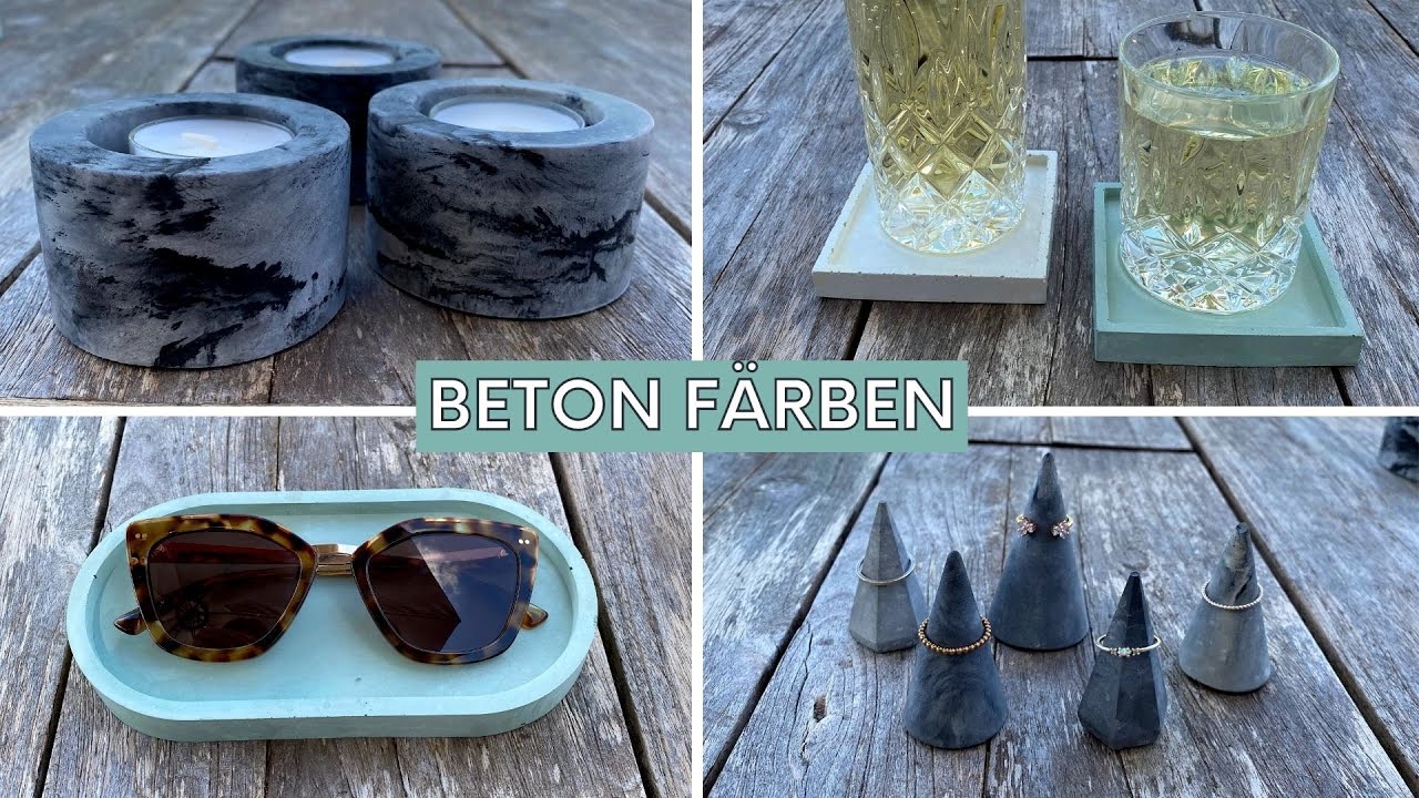 Beton gießen und färben - Tipps für ein perfektes Ergebnis