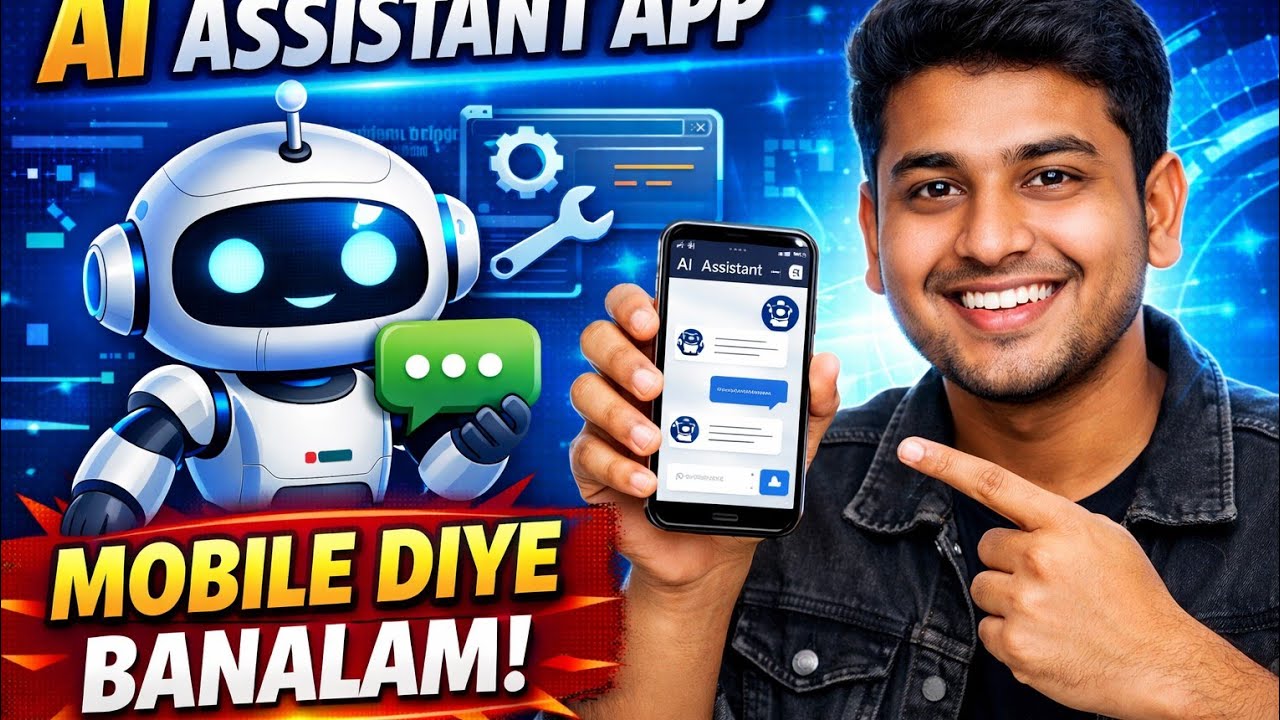 AI Assistant App Banalam Mobile diye | Full Tutorial Bangla | App Maker Channel