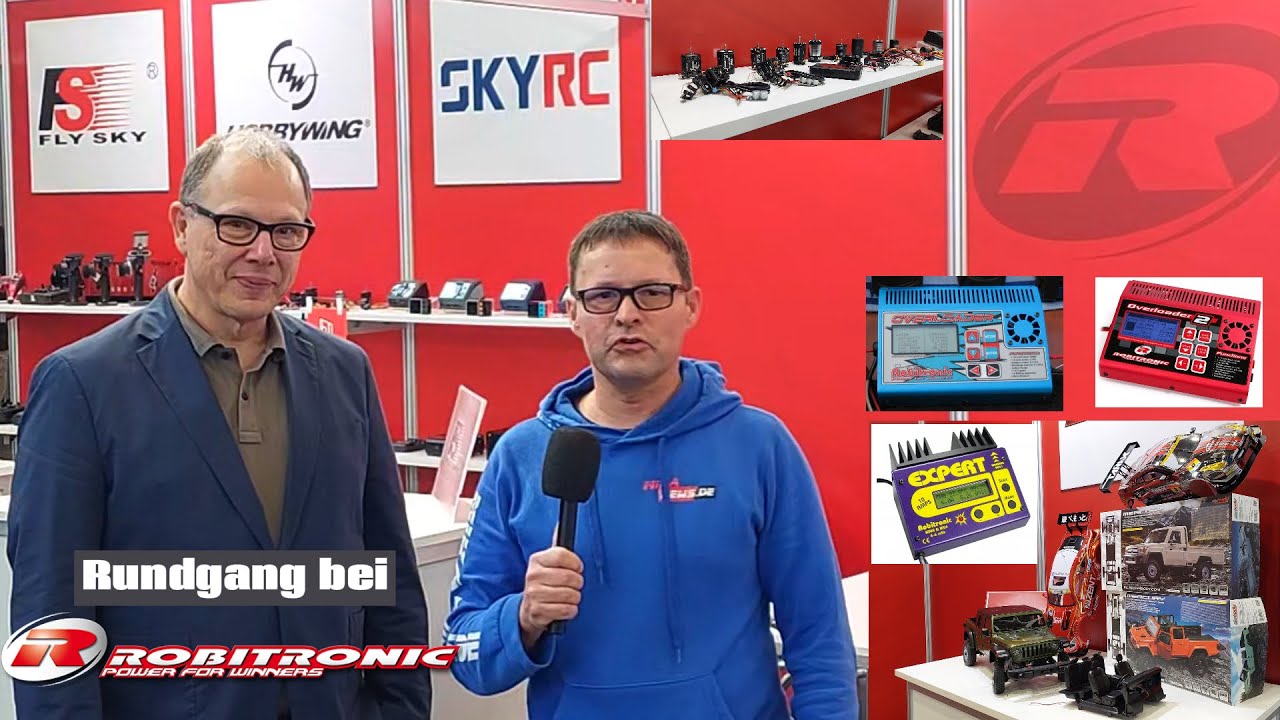 Standrundgang bei Robitronic SkyRC FlySky Killerbody Hobbywing - Spielwarenmesse