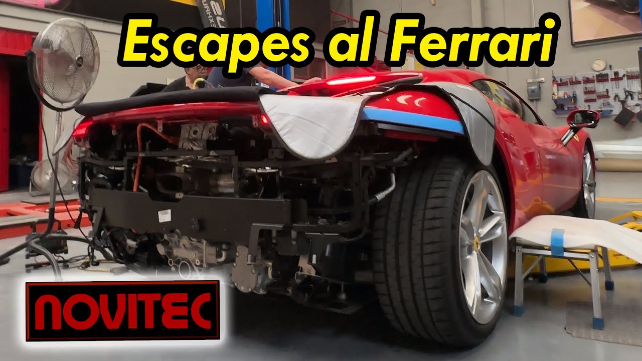 Cambio de escapes al Ferrari 296 GTS | Es el más ruidoso de México