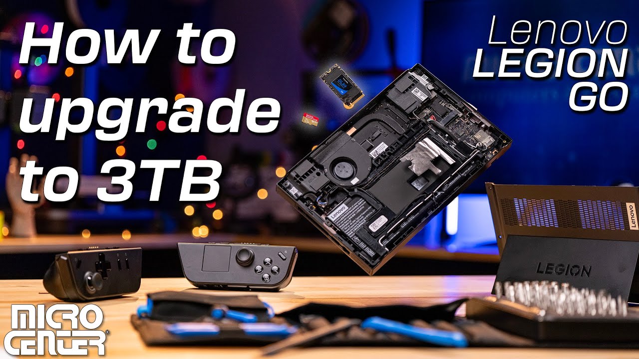 How to UPGRADE your Lenovo Legion Go SSD!