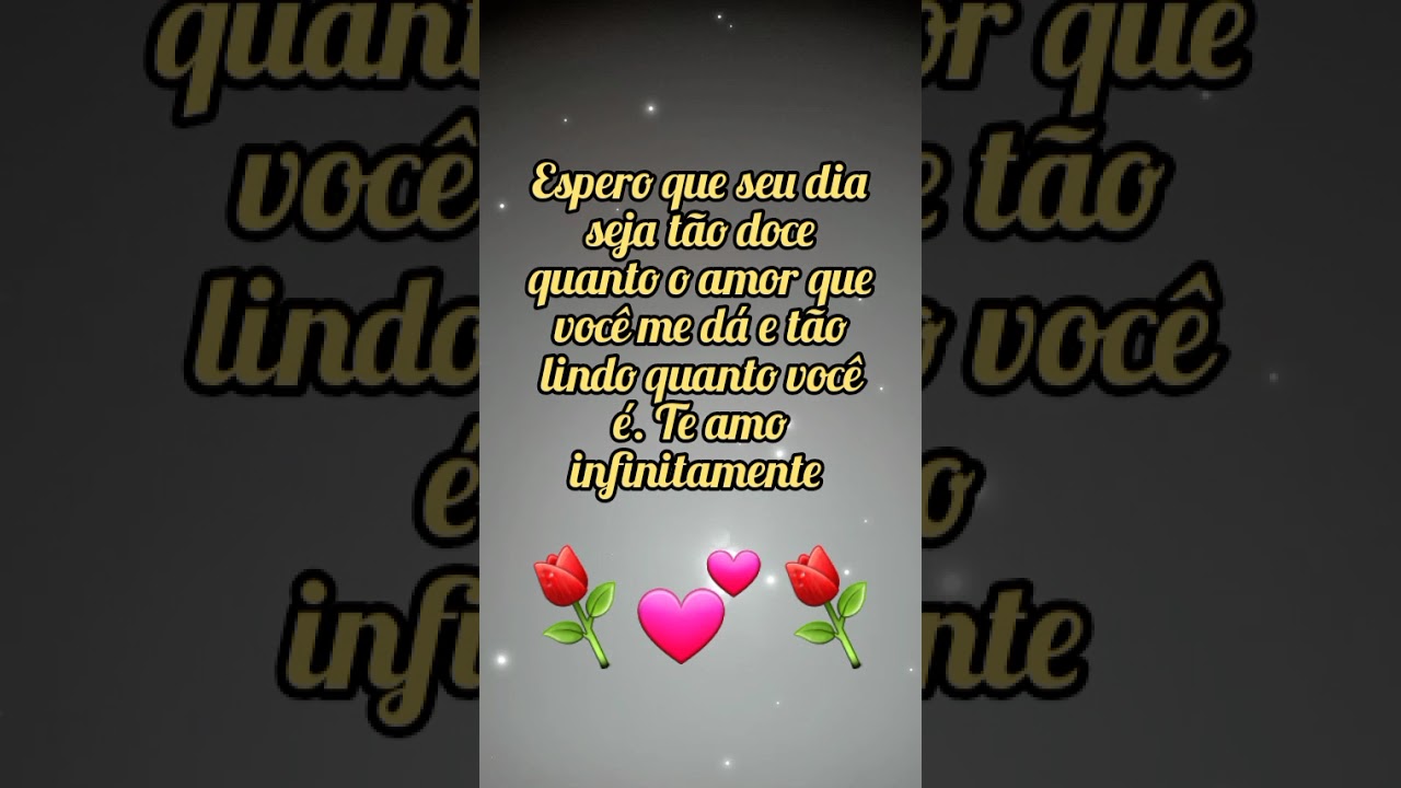 Espero que seu dia seja doce 