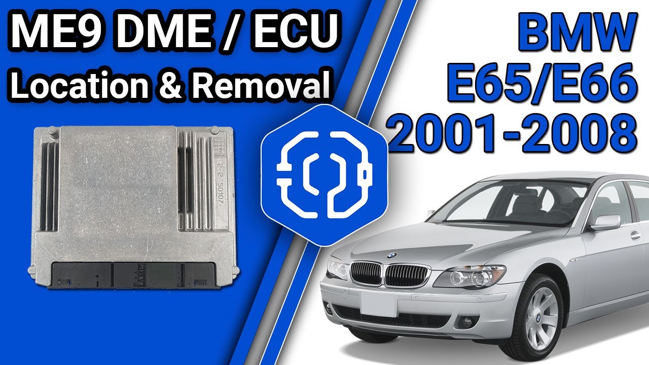 BMW 7-Series E65, E66 2001-2008 DME/Engine Computer Location & Removal by ECU Team Corp