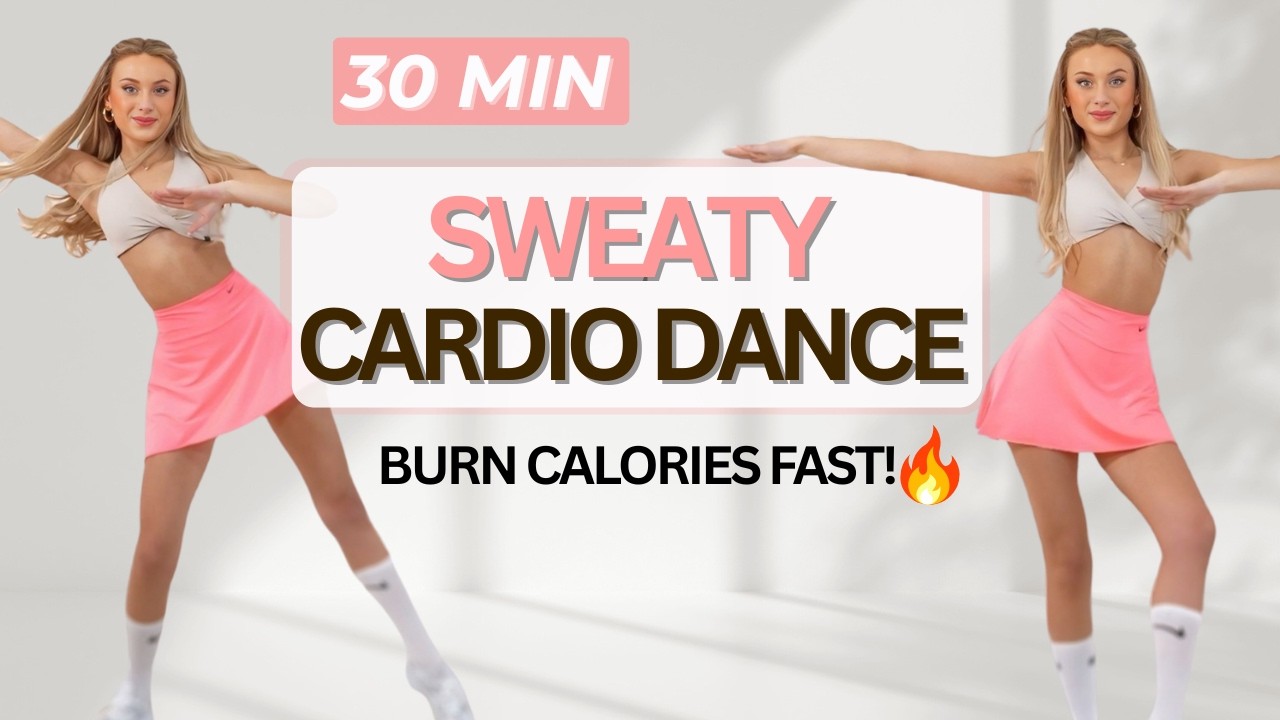 30 MIN SWEATY CARDIO DANCE Workout for WEIGHT LOSS 🔥, Full Body Fat Burn, All Standing, All Levels