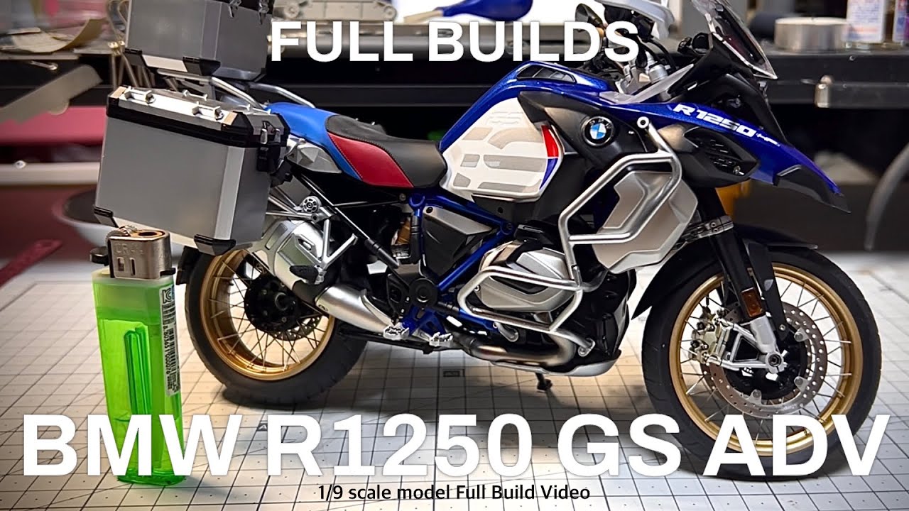 Building BMW R 1250 GS ADV - 1/9 MENG Motorcycle model 바이크 제작기