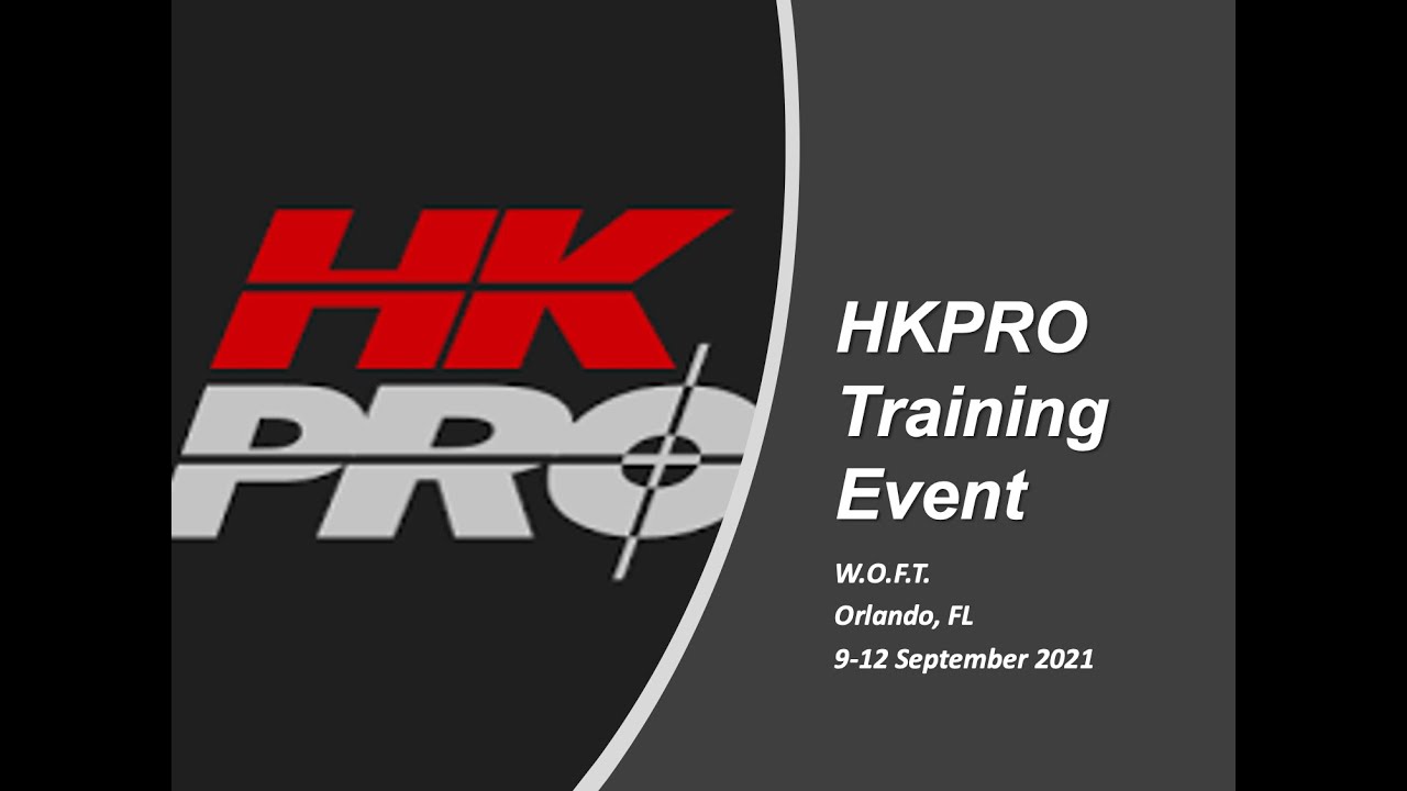 Краткое описание учебного мероприятия HKPRO, 9&ndash;12 сентября 2021 г.