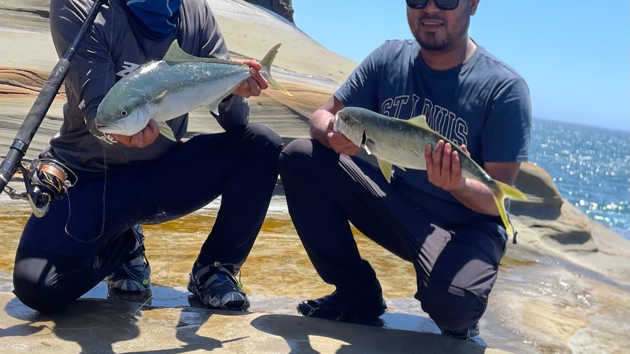 Deep water fishing on rock, Sydney ,Australia 