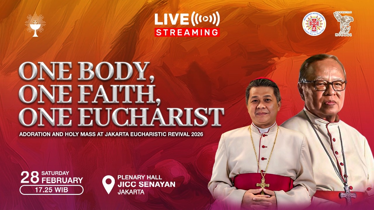 🔴LIVE MISA ADORASI JAKARTA EUCHARISTIC REVIVAL 2026 | KARDINAL SUHARYO - USKUP ANTON OSC | PK. 17.25