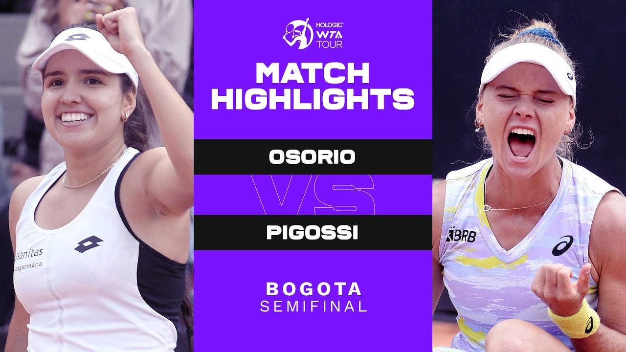 Camila Osorio vs. Laura Pigossi | 2022 Bogota Semifinal | WTA Match Highlights