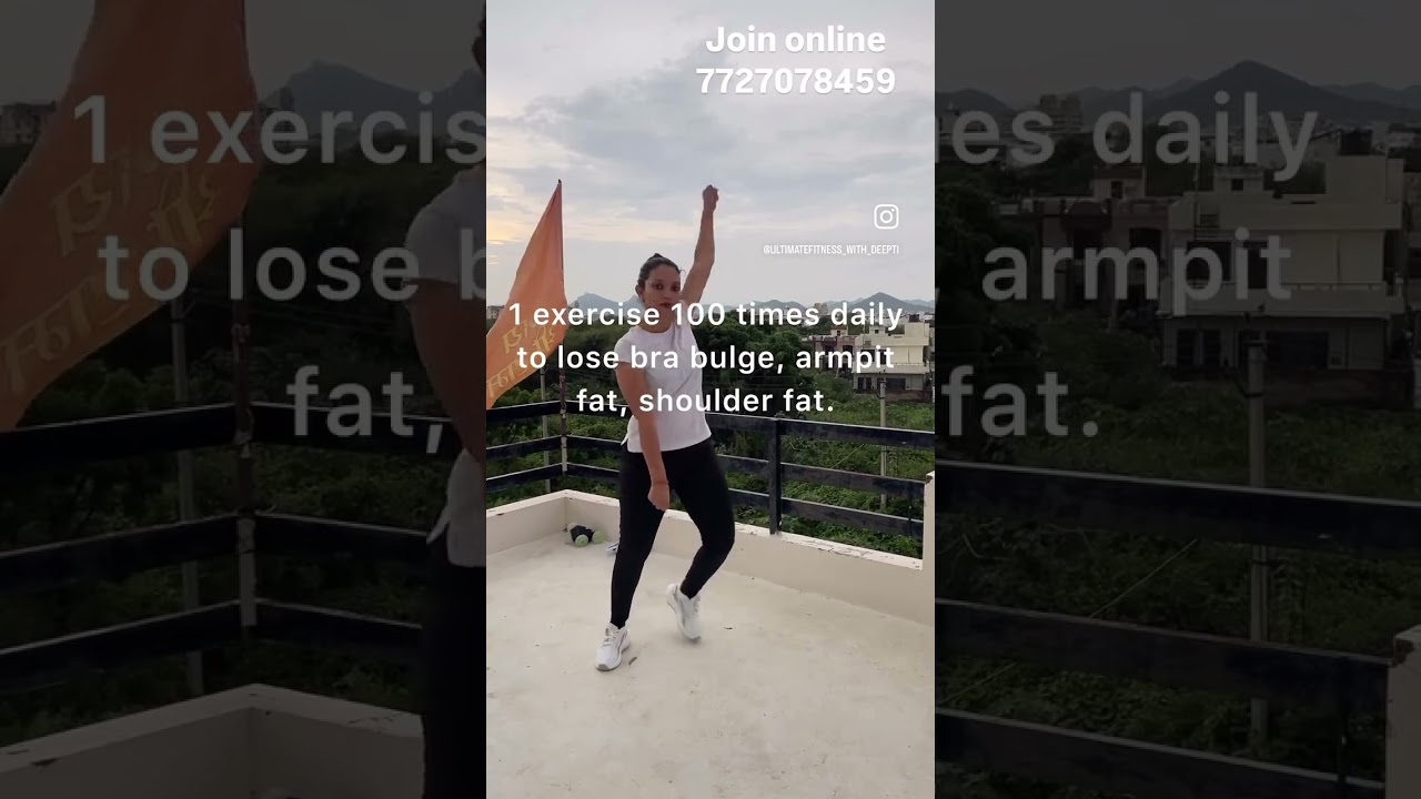 Lose bra bulge armpit n shoulder fat 