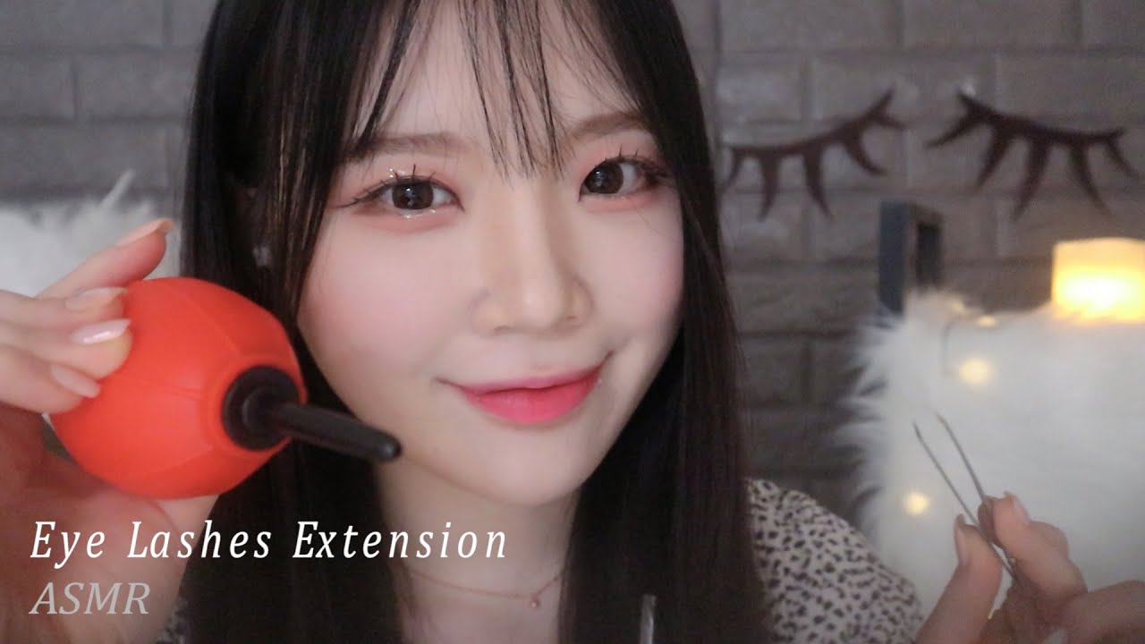 ASMR (rus.sub✔)  (для сна)наращивание ресниц RP