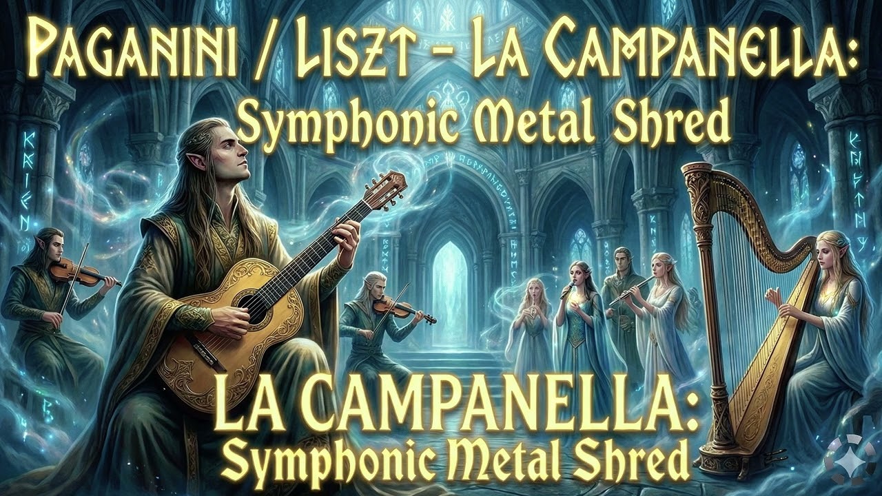 [고음질] Paganini / Liszt - La Campanella, Symphonic Metal Shred 파가니니 / 리스트 - 라 캄파넬라(기타 & 오케스트라)