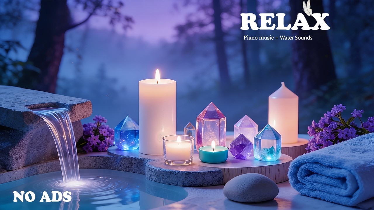 Healing Piano & Natural Water Sounds 🌿 Find Peace, Release Anxiety | Restore Inner Peace