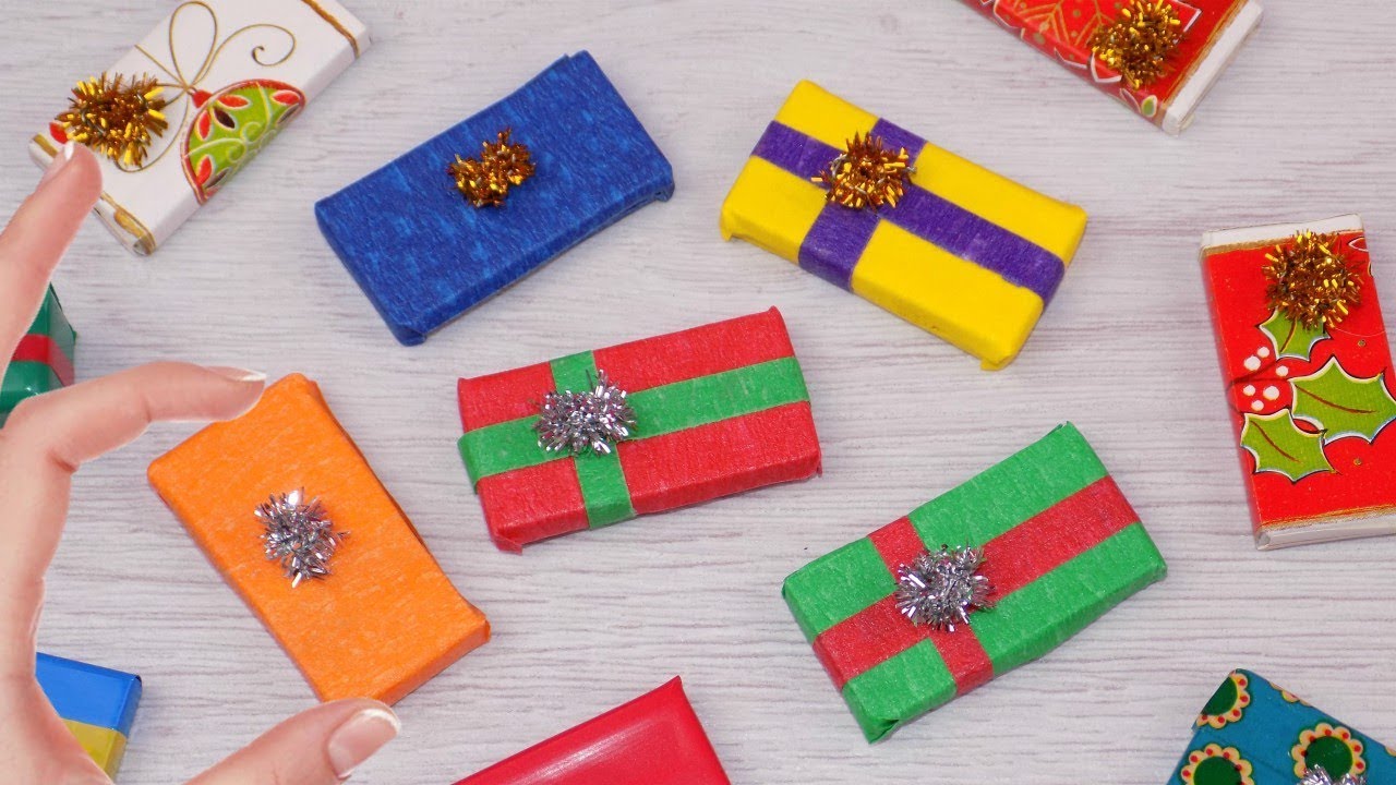 DIY Miniature Presents Gifts 🎁 How to Make Miniature Stuff