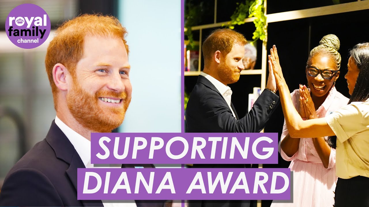 Prince Harry Wraps Up UK Stay With Diana Award Visit