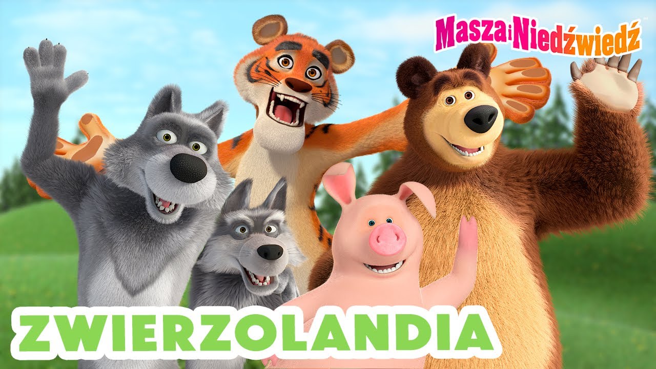 Masza i Niedźwiedź 🐻 Zwierzolandia 🐷🐸🐭 Kolekcja kreskówek 👱‍♀️ Masha and the Bear